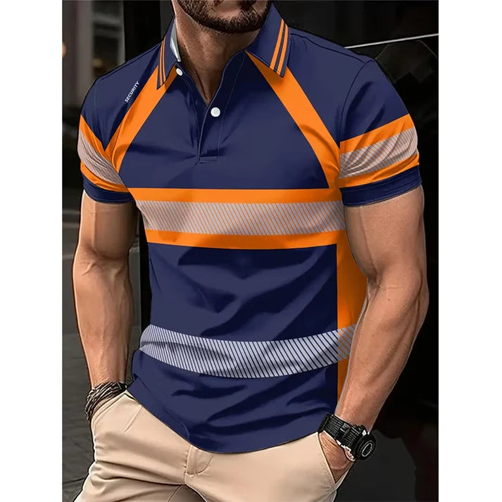 📢📢50% OFF !! ⏰Men's High Visibility Reflective Short Sleeve Shirt